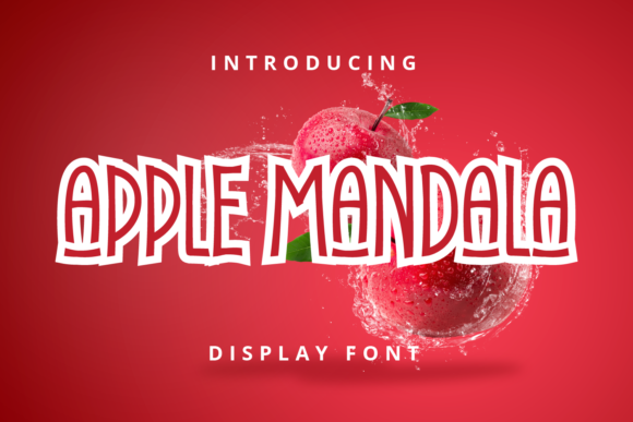 Apple Mandala: A Quirky Display Font for Bold Editorial Designs