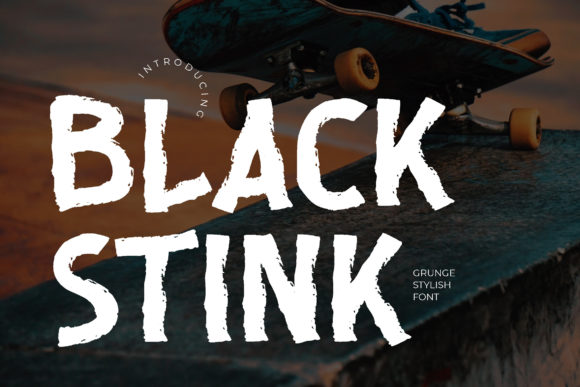 Black Stink: A Bold Display Font for Business Branding