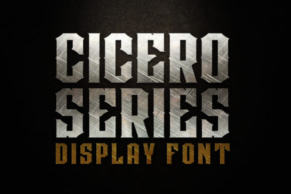 Cicero Display Font for Bold Branding and Visual Impact