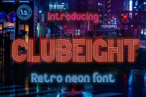 Clubeight: A Retro Font That Adds Personality to Branding Projects