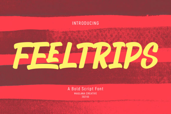 Feeltrips: A Cool Display Font for Creative Makers