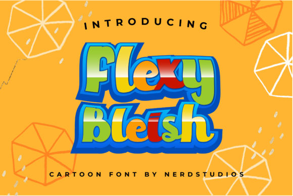 Flexy Bleish: A Playful Font for Creative Branding