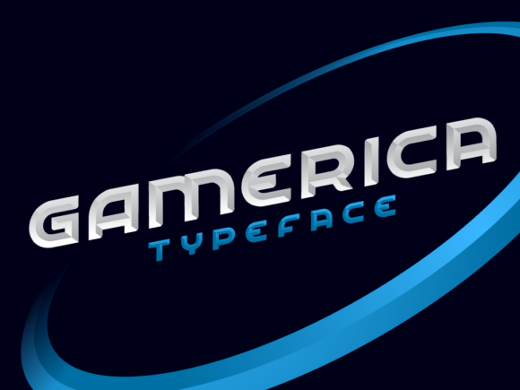 Gamerica Font for Bold and Robotic Branding