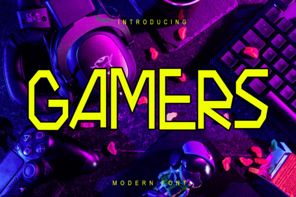 Gamers Font for Bold Digital Branding