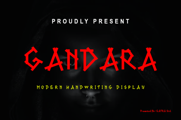 Gandara Font for Halloween-Themed Design