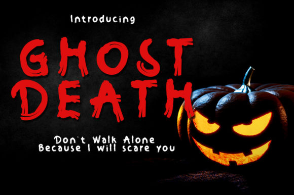 Ghost Death Font for Halloween-Themed Web Projects