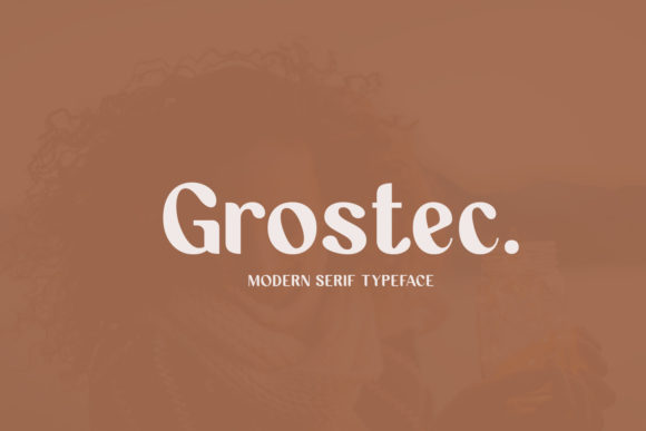 Grostec: A Cool Display Font for Creative Makers