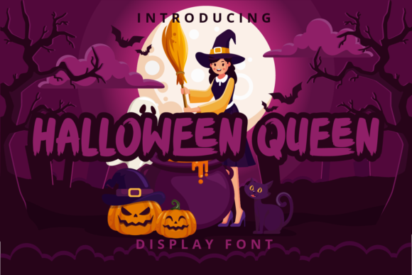 Halloween Queen Font for Bold Branding and Spooky Design