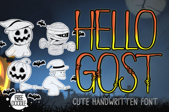 Hello Gost: A Cool and Creepy Display Font for Bold Branding