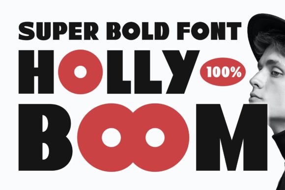 Holly Boom Font for Bold Editorial Design