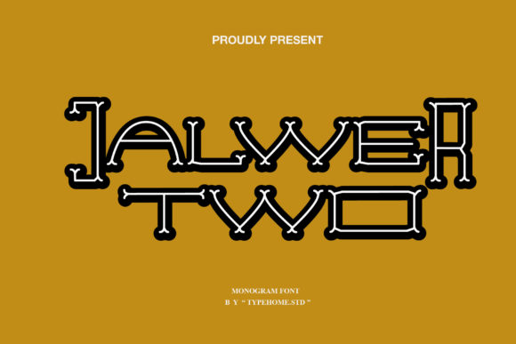 Jalwer Two: A Vintage-Inspired Display Font for Bold Branding