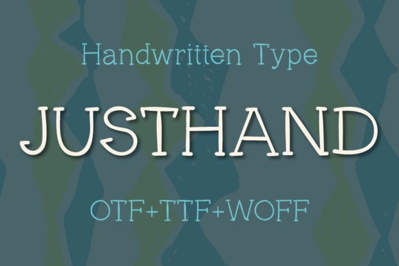 Justhand: A Clean Display Font for Modern Editorial Design
