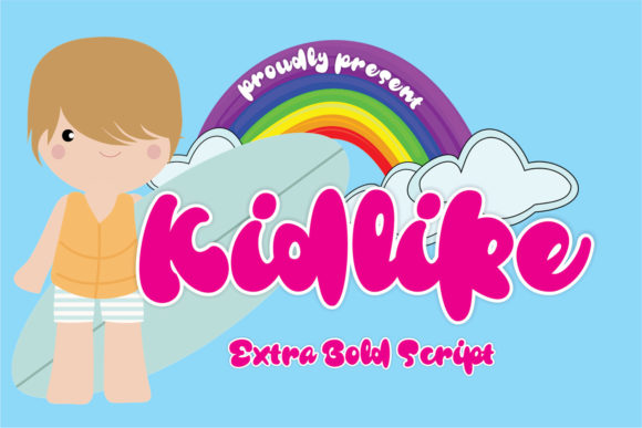 Kidlike Font for a Brighter Brand Identity