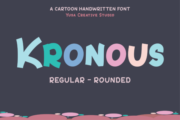 Kronous Font for Playful and Authentic Craft Projects