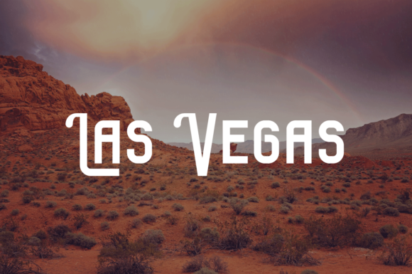 Las Vegas Font for Handmade Creations
