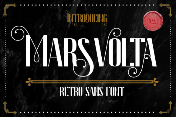 Marsvolta: A Retro Whimsy Font for Bold Branding