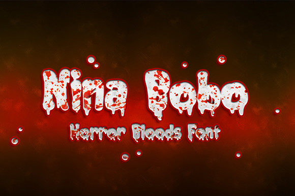 Nina Bobo: A Spooky Display Font for Halloween Designs