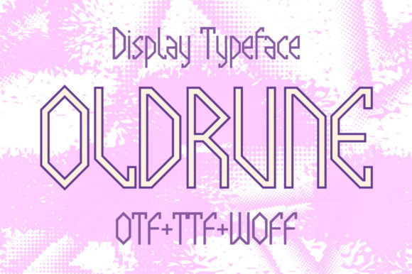 Oldrune: A Bold Display Font for Modern Creative Projects