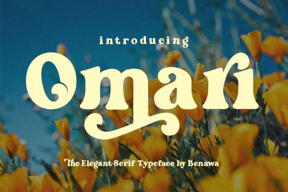 Omari: A Bold Display Font for Modern Editorial Design