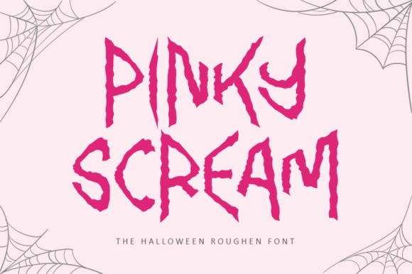 Pinky Scream Font for Spooky Branding and Halloween Design