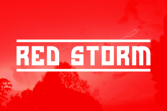 Red Storm Font: A Bold Display Type for Creative Projects