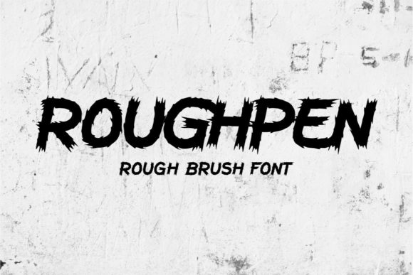 Roughpen: A Bold Display Font for Creative Web Projects