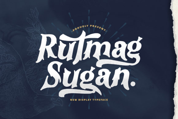 Rutmag Sugan: A Modern Display Font for Editorial Design