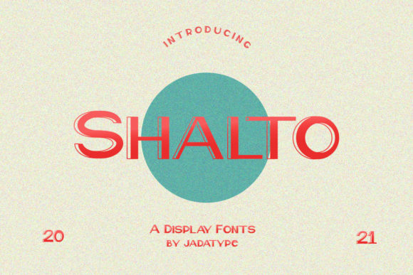 Shalto Display Font for Handmade Creations
