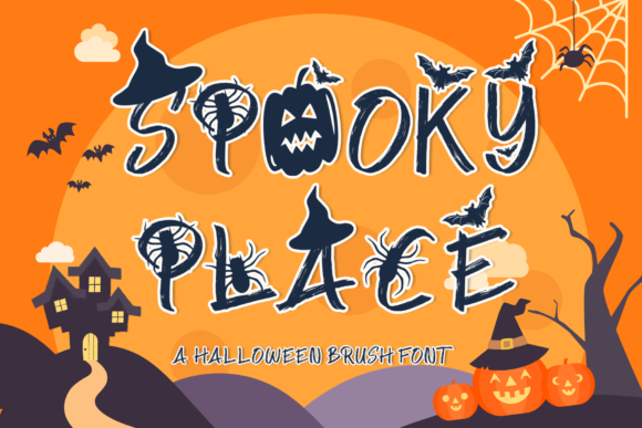 Spooky Place Font for Creative Craft Projects