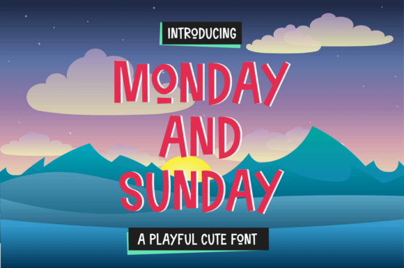 Sunday and Monday Font for Professional Branding