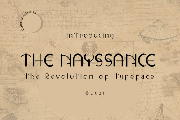 The Nayssance: A Display Font That Elevates Handmade Creations