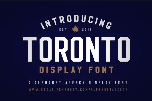 Toronto Display Font for Professional Branding