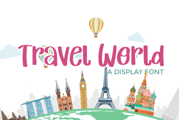 Travel World Font for Creative and Commercial Projects