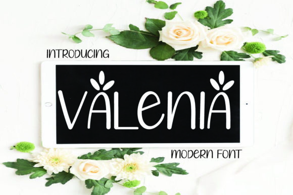Valenia: A Sleek Display Font for Modern Editorial Design