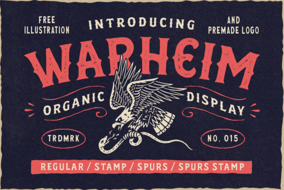 Warheim: A Bold Display Font for Branding Impact